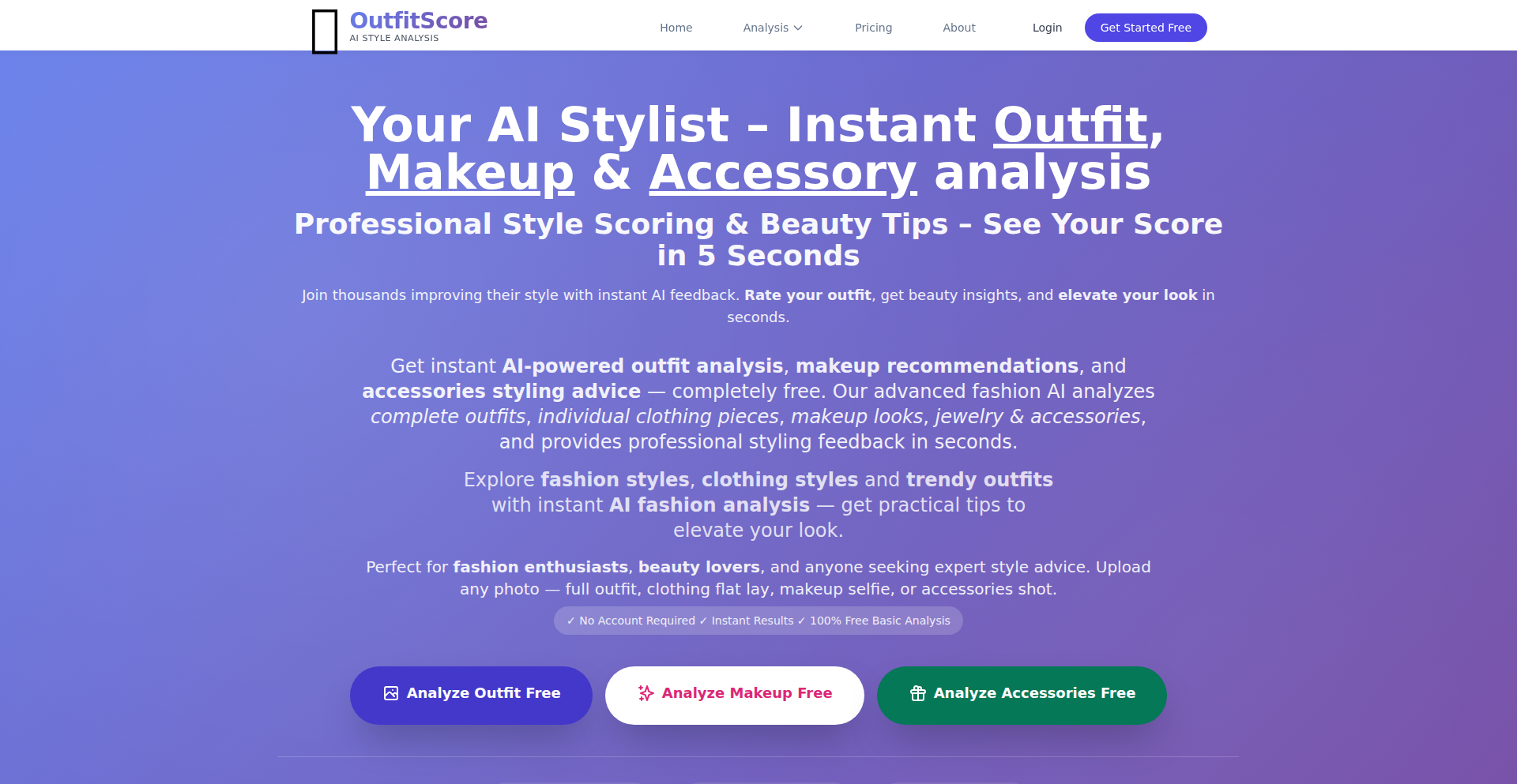 AI衣品评分与风格洞察