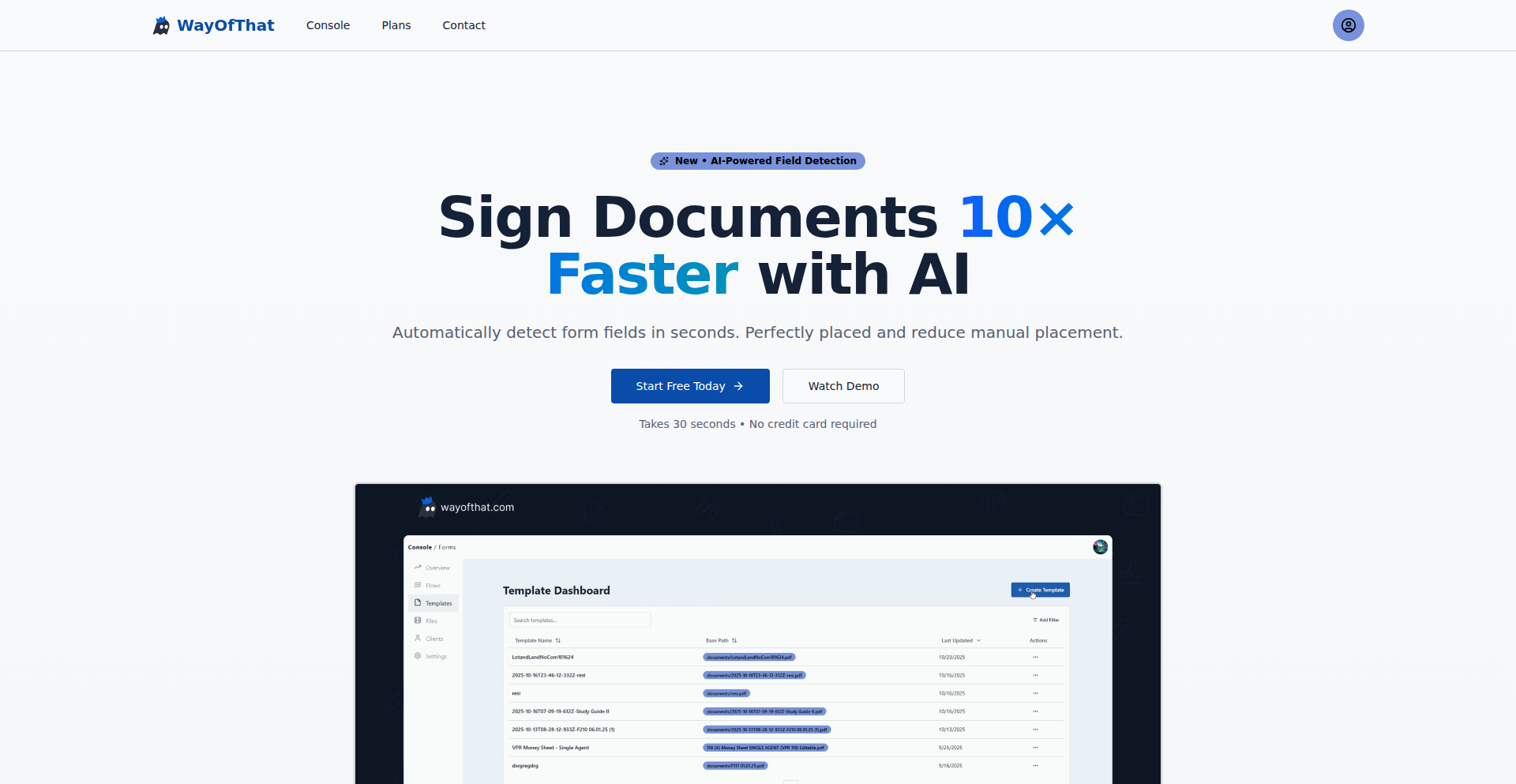 智能PDF字段映射器 (WayOfThat)