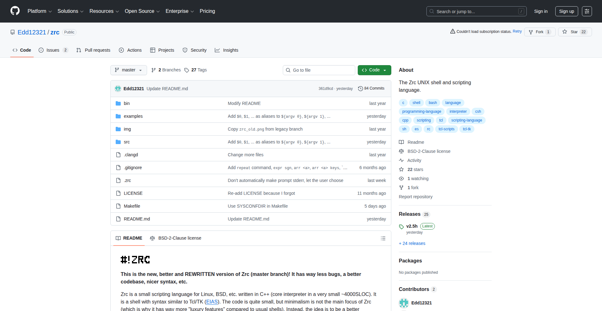 Zrc - Verbose-Free Shell