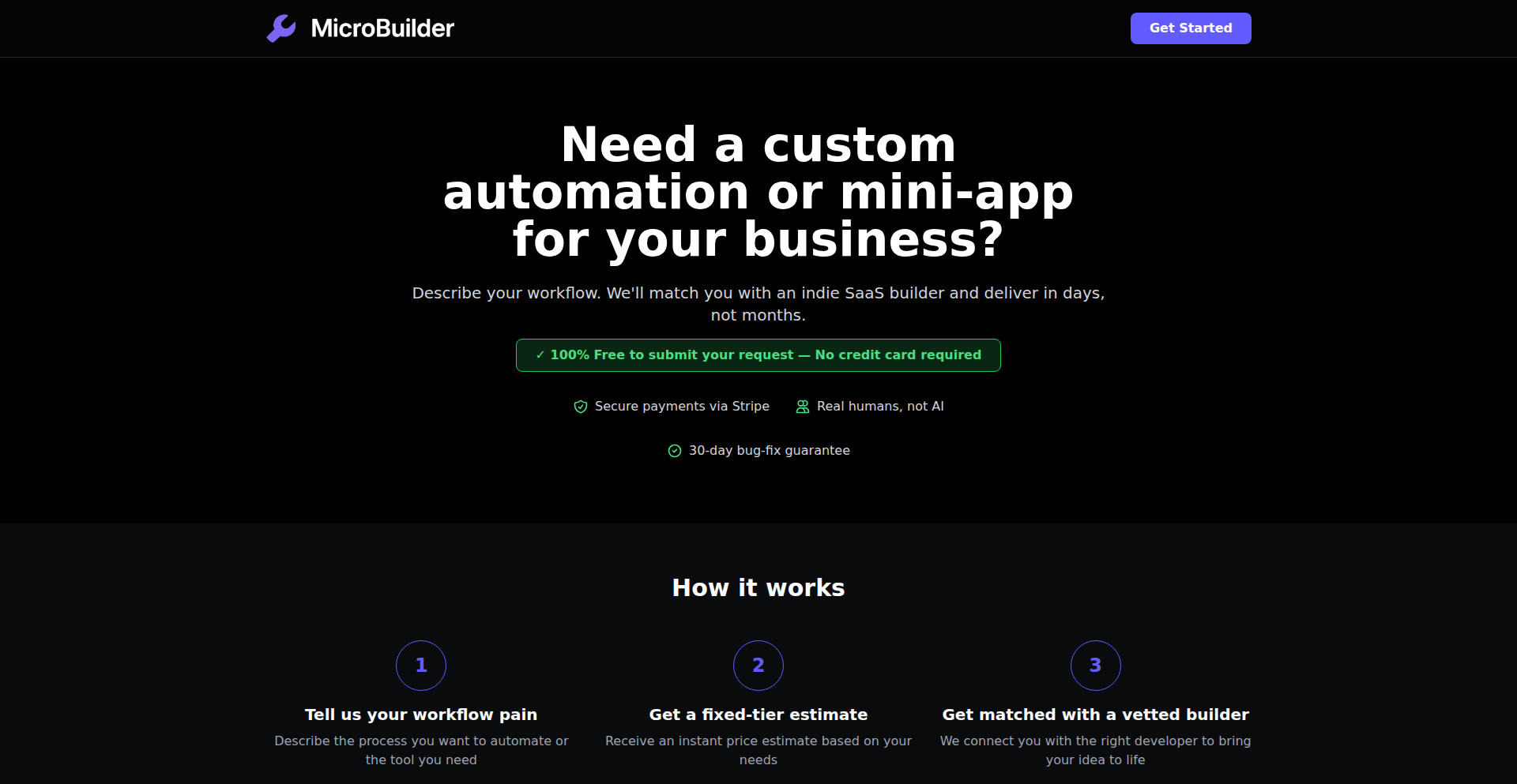 MicroBuilder.dev - Idea-to-Build Accelerator