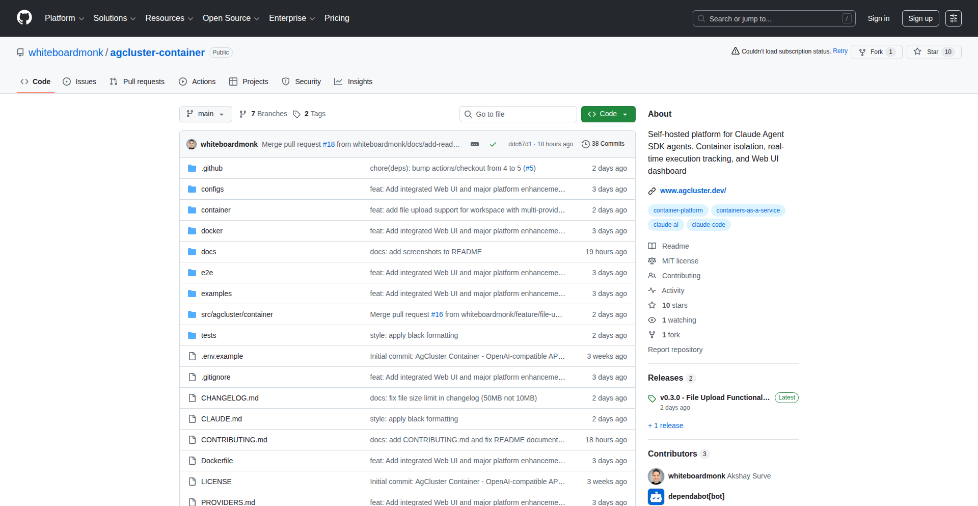 Claude Agent Containerizer