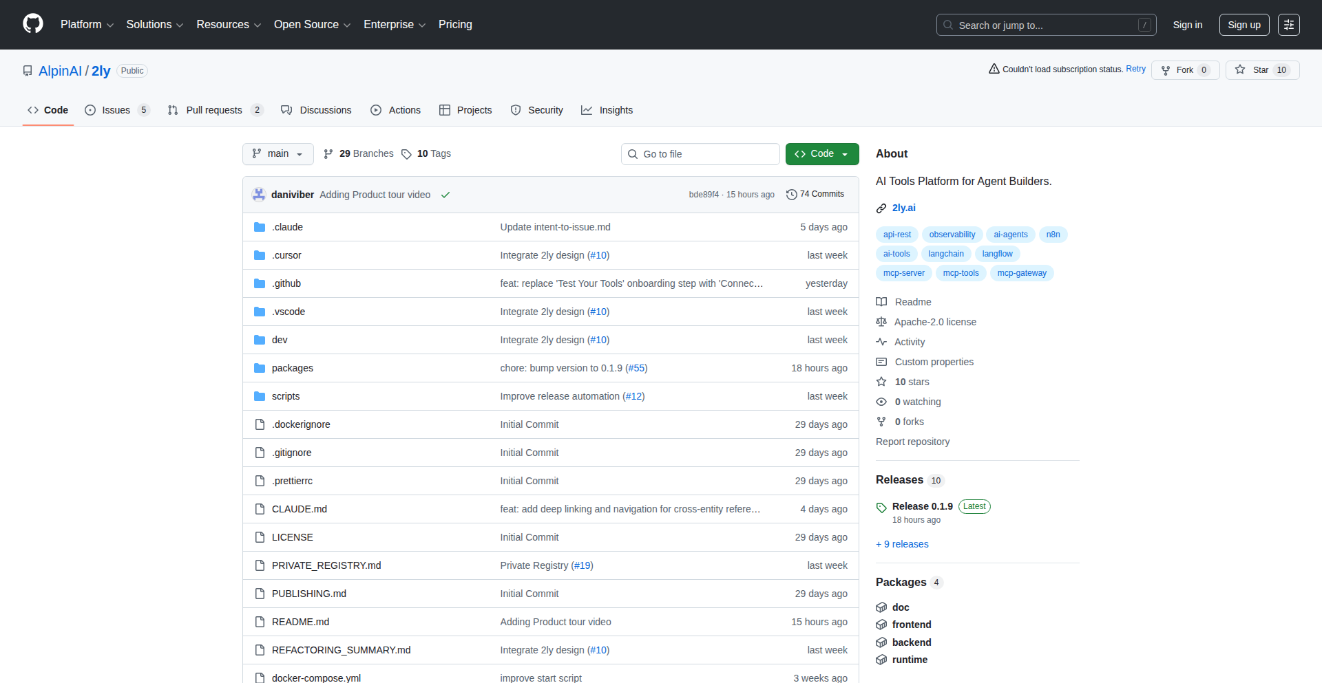 2LY: AI Agent Tool Integration Fabric