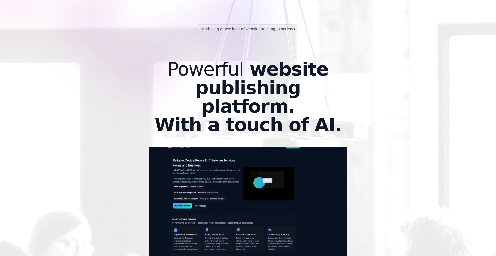 PeekoCMS: AI-Enhanced Visual Web Builder
