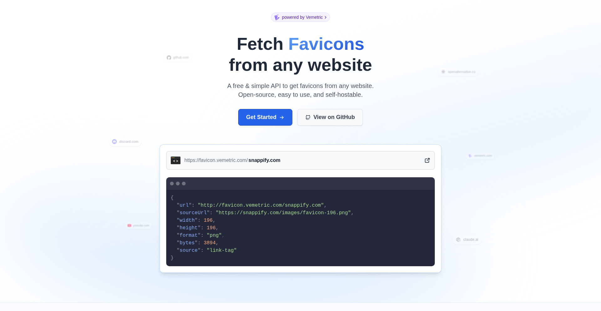 FaviconFetchr API