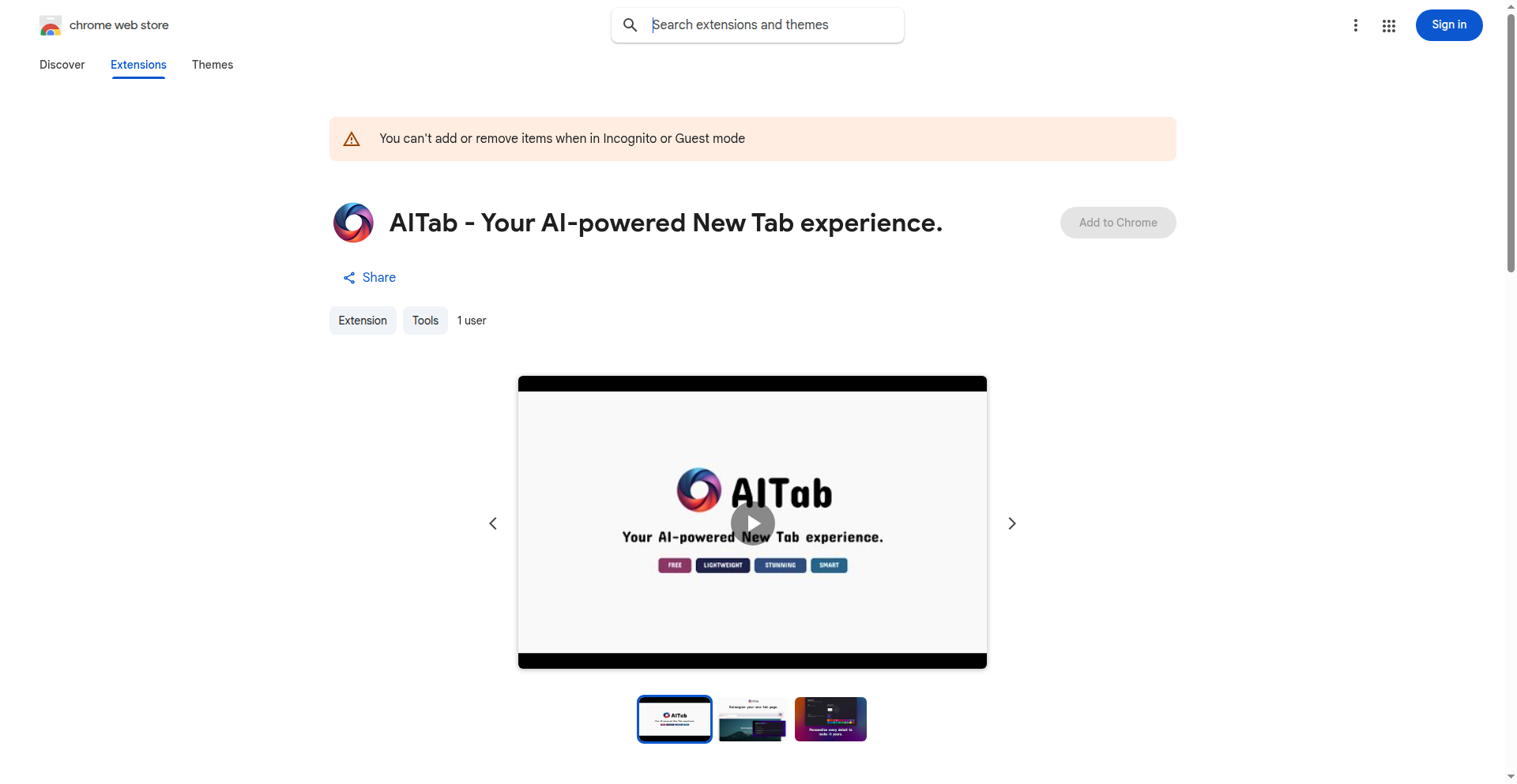 AITab: AI-Enhanced New Tab Dashboard