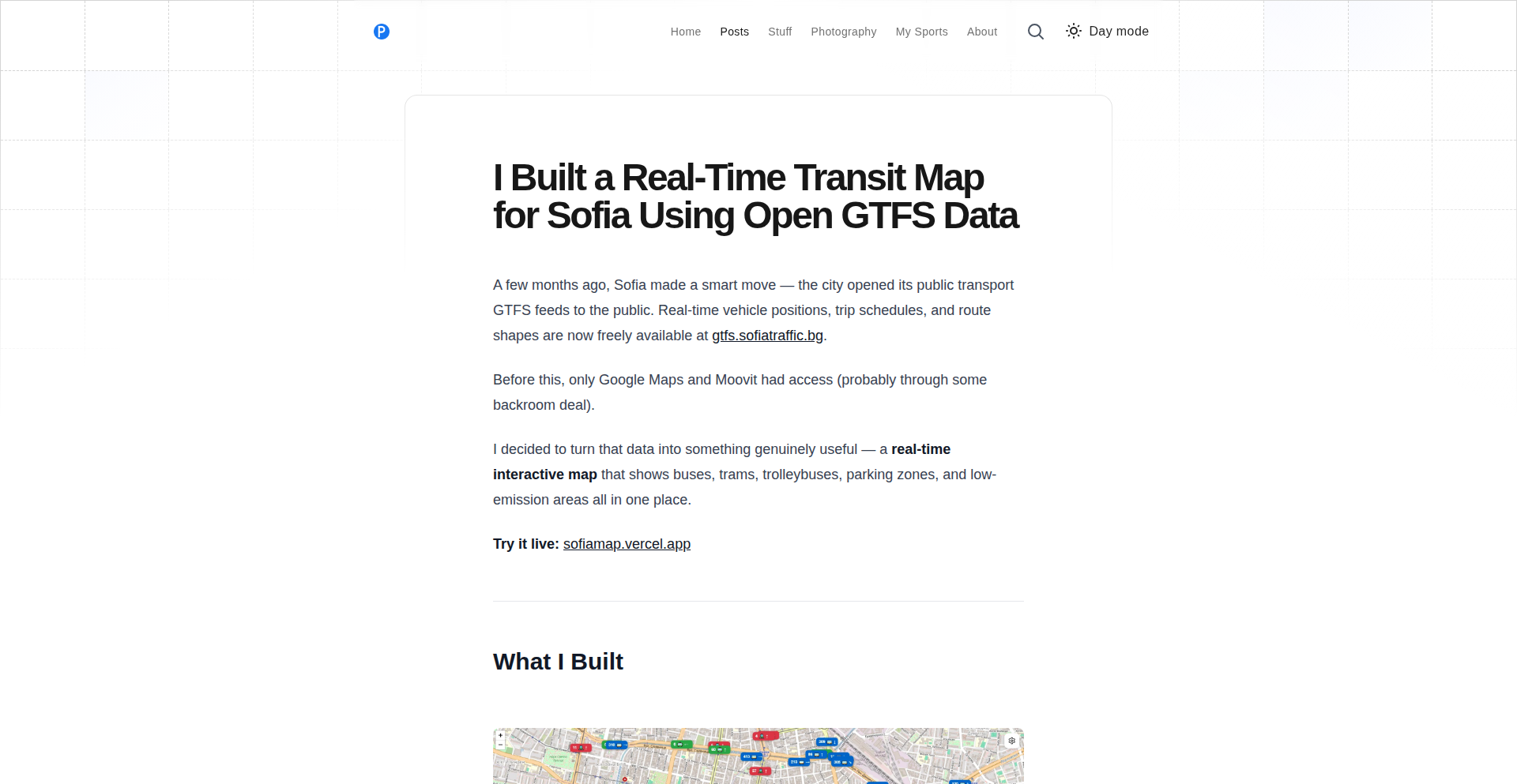 リアルタイム・ソフィア交通マップ・ジェネレーター