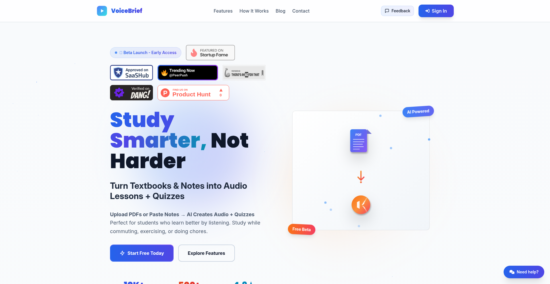 VoiceBrief - 音声学習アシスタント