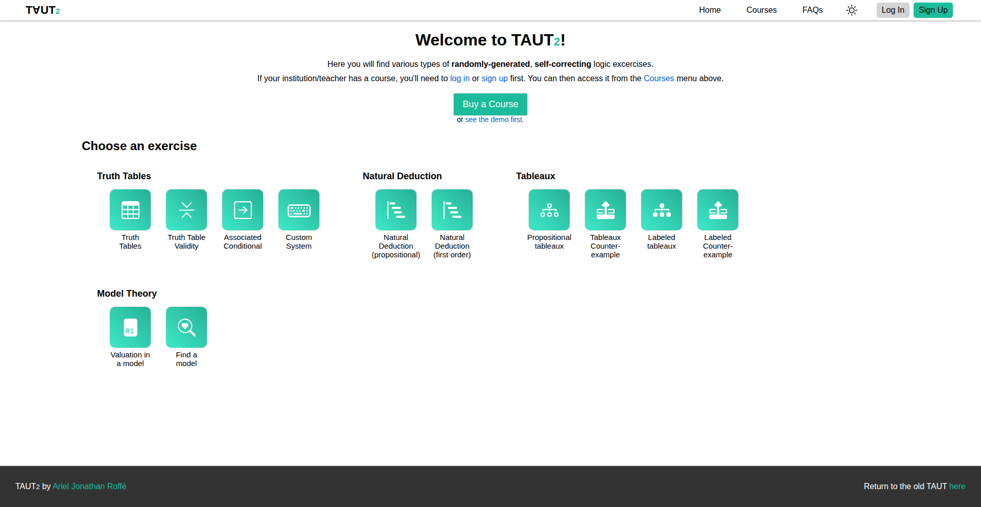 TAUT2: ブラウザで論理数学演習