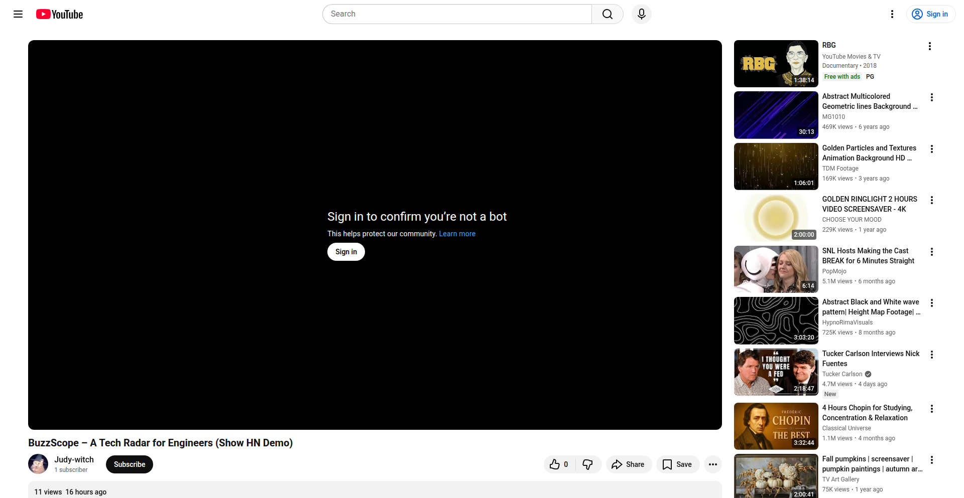 BuzzScope: リアルタイム技術レーダー