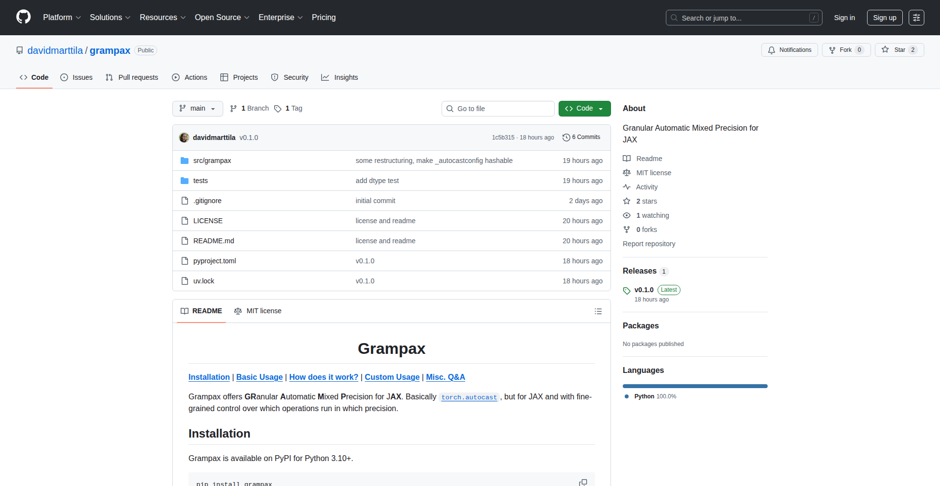 JAX混精度演算的火焰(Grampax)