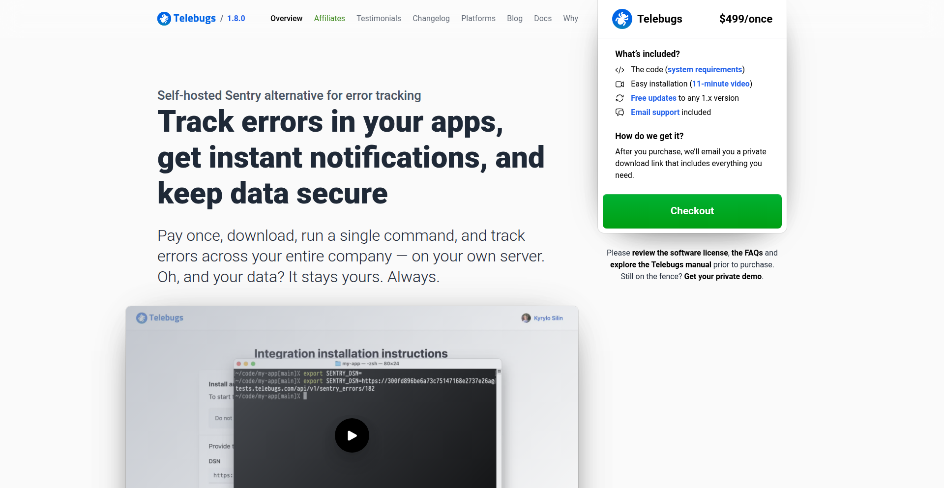 Rails製セルフホスト型エラー追跡システム