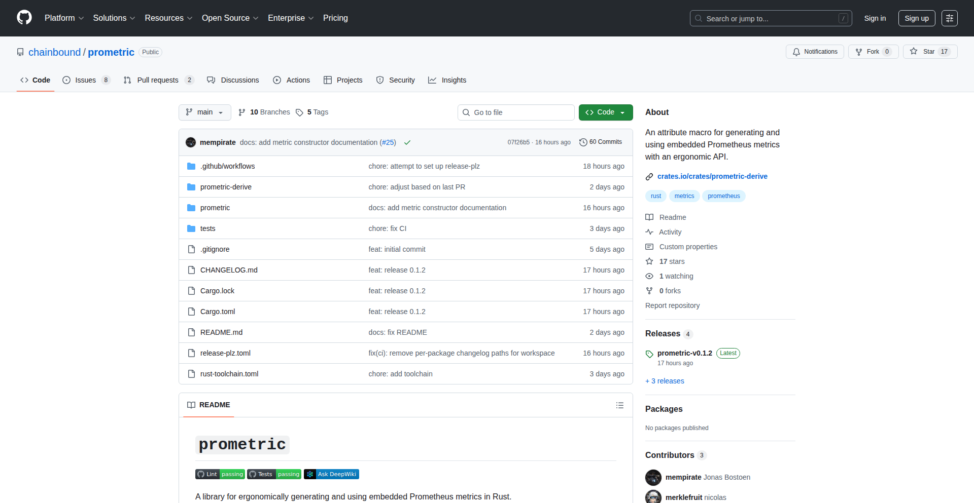 Rust 仪表盘大师 (Rust Metrics Maestro)