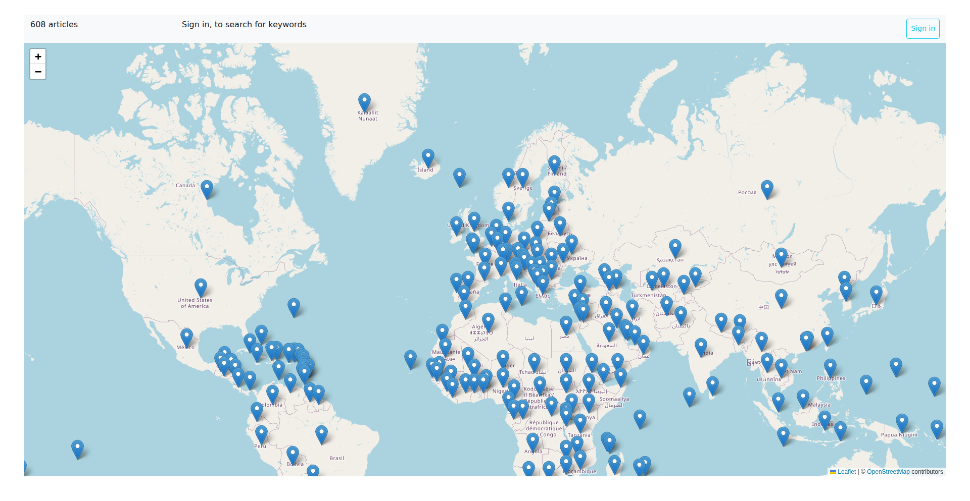 GlobalView NewsMapper