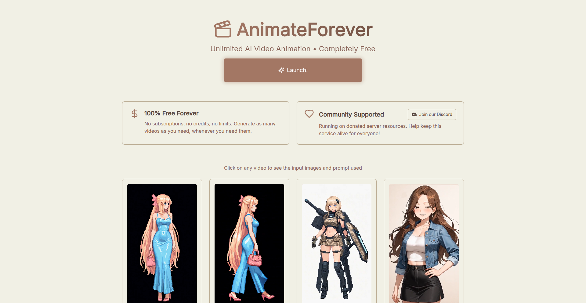 AnimateForever: AI视频生成器