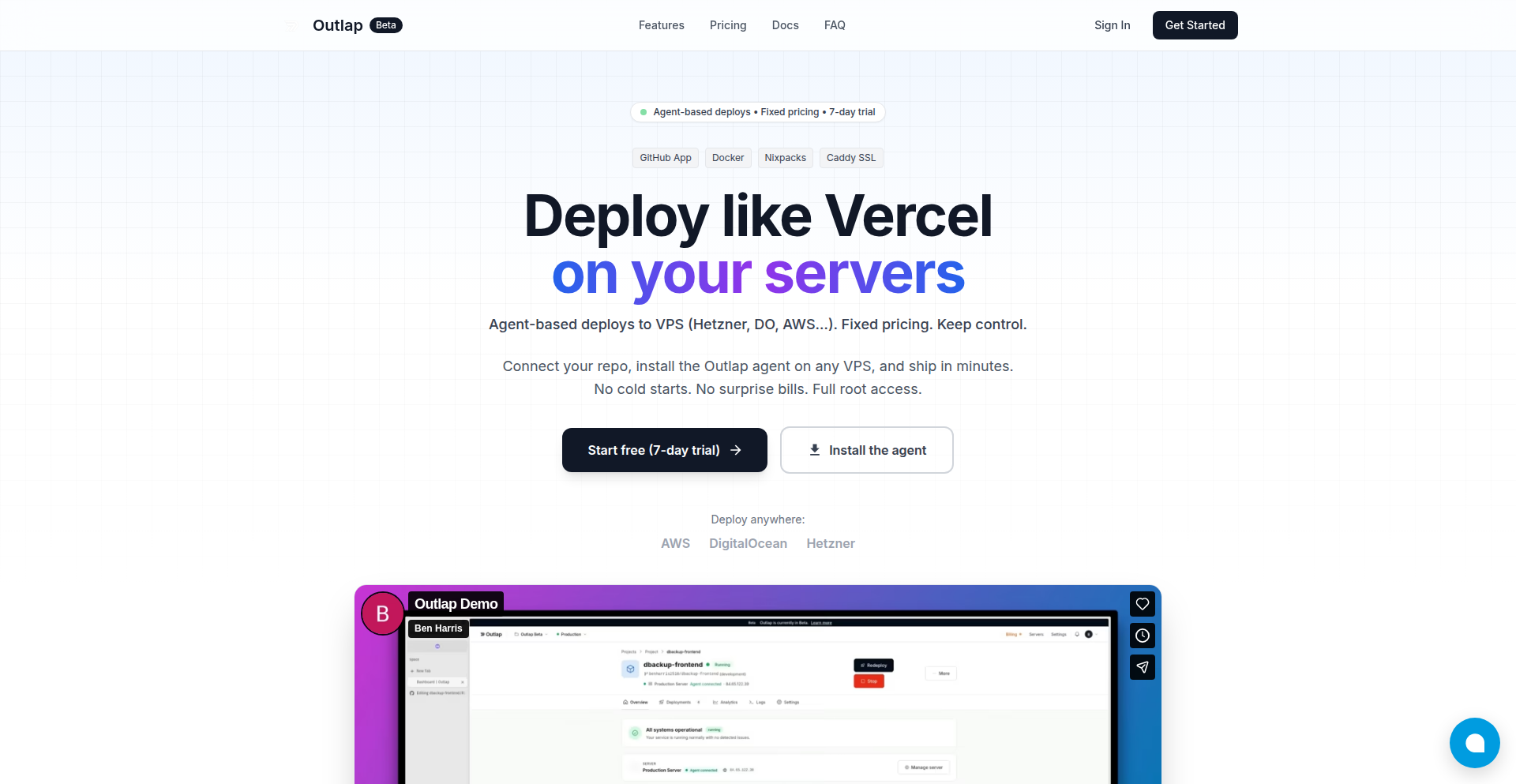 自托管云端部署引擎