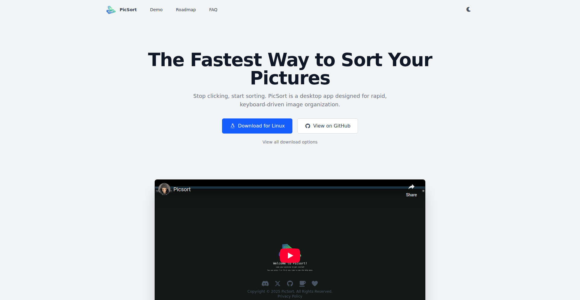 Picsort: 极速图片分类器