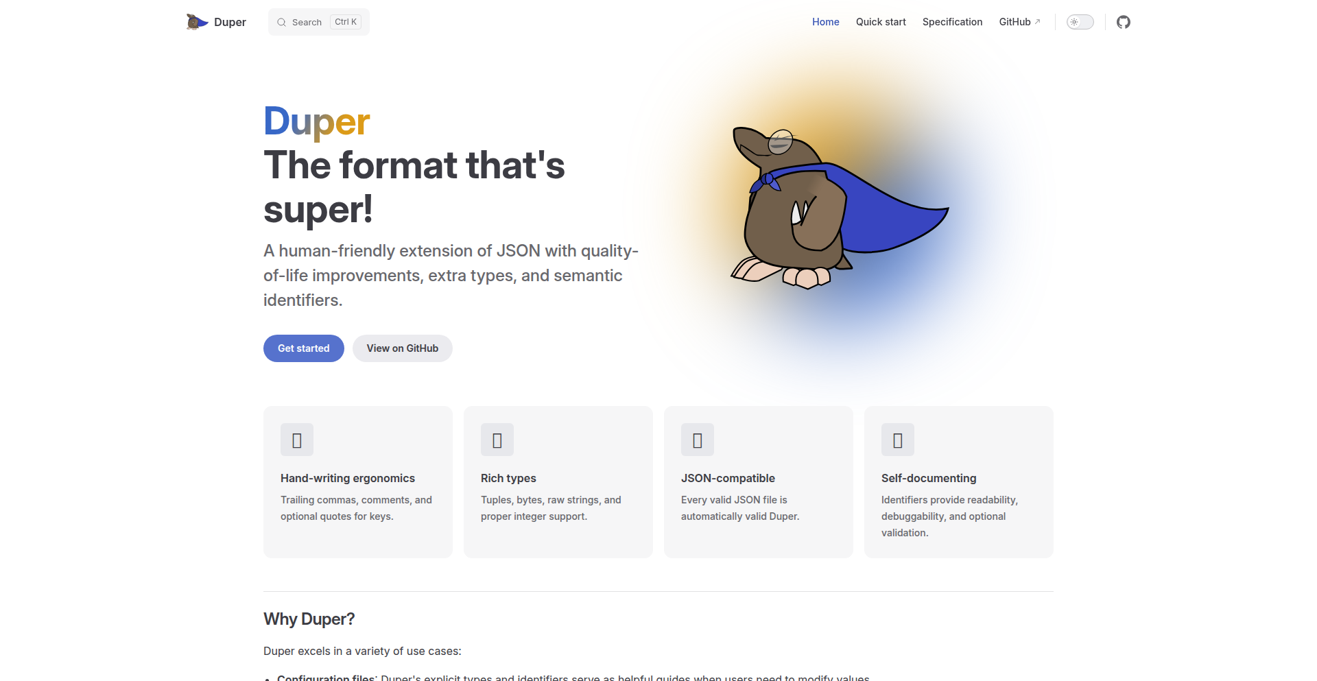 Duper:为JSON注入魔法的超集格式