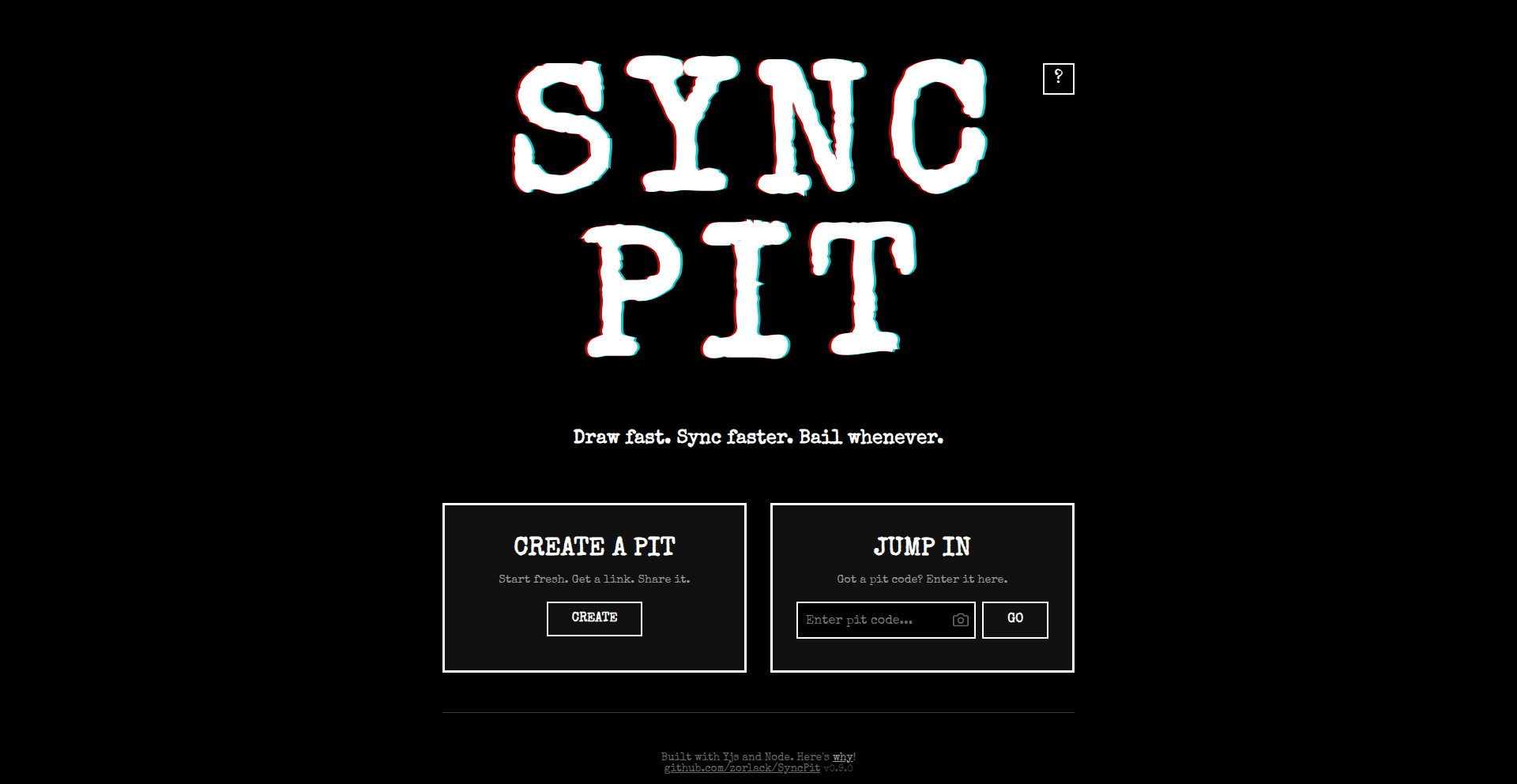 SyncPit - 实时协作涂鸦板