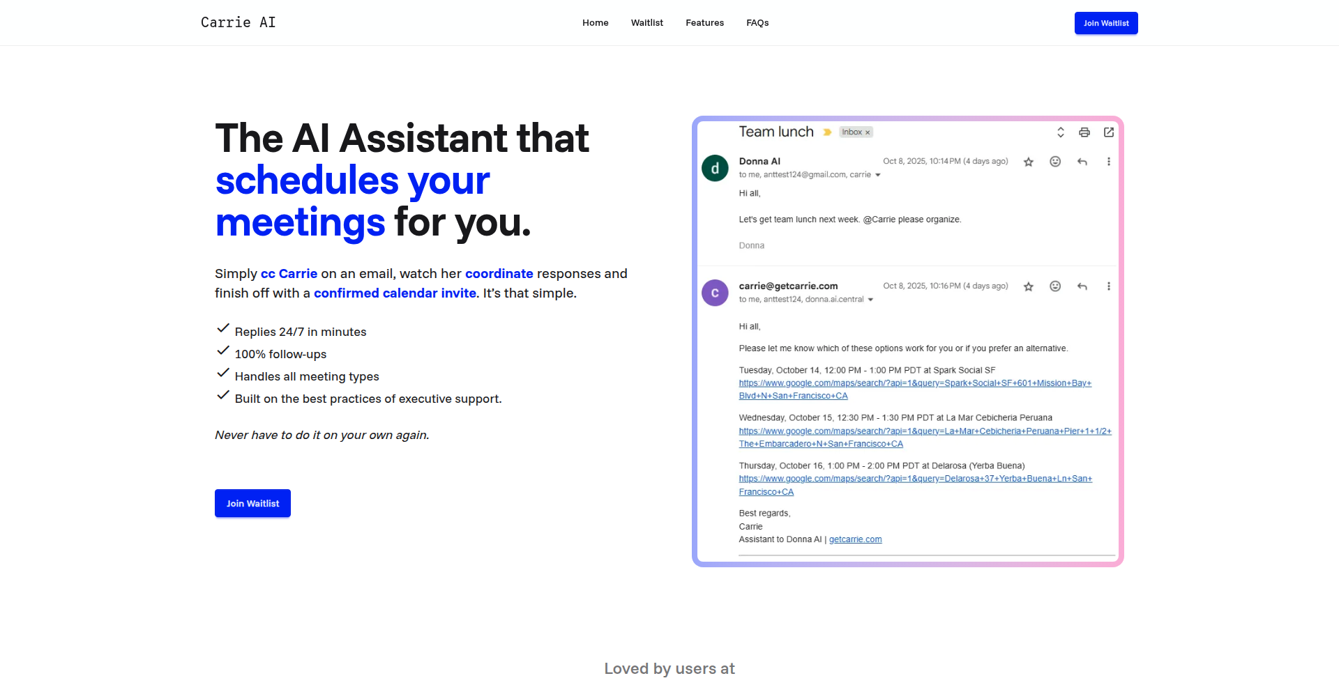 Carrie: 智能时区协调邮件助手