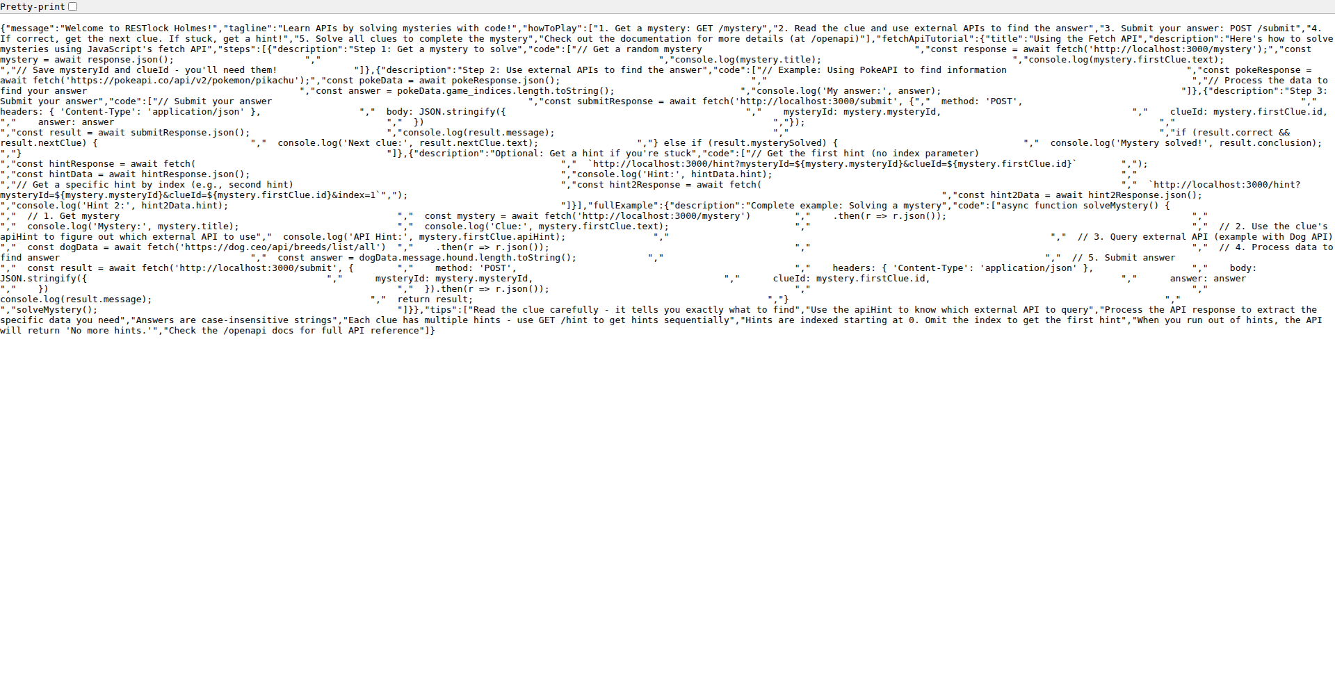 API侦探：Restlock Holmes