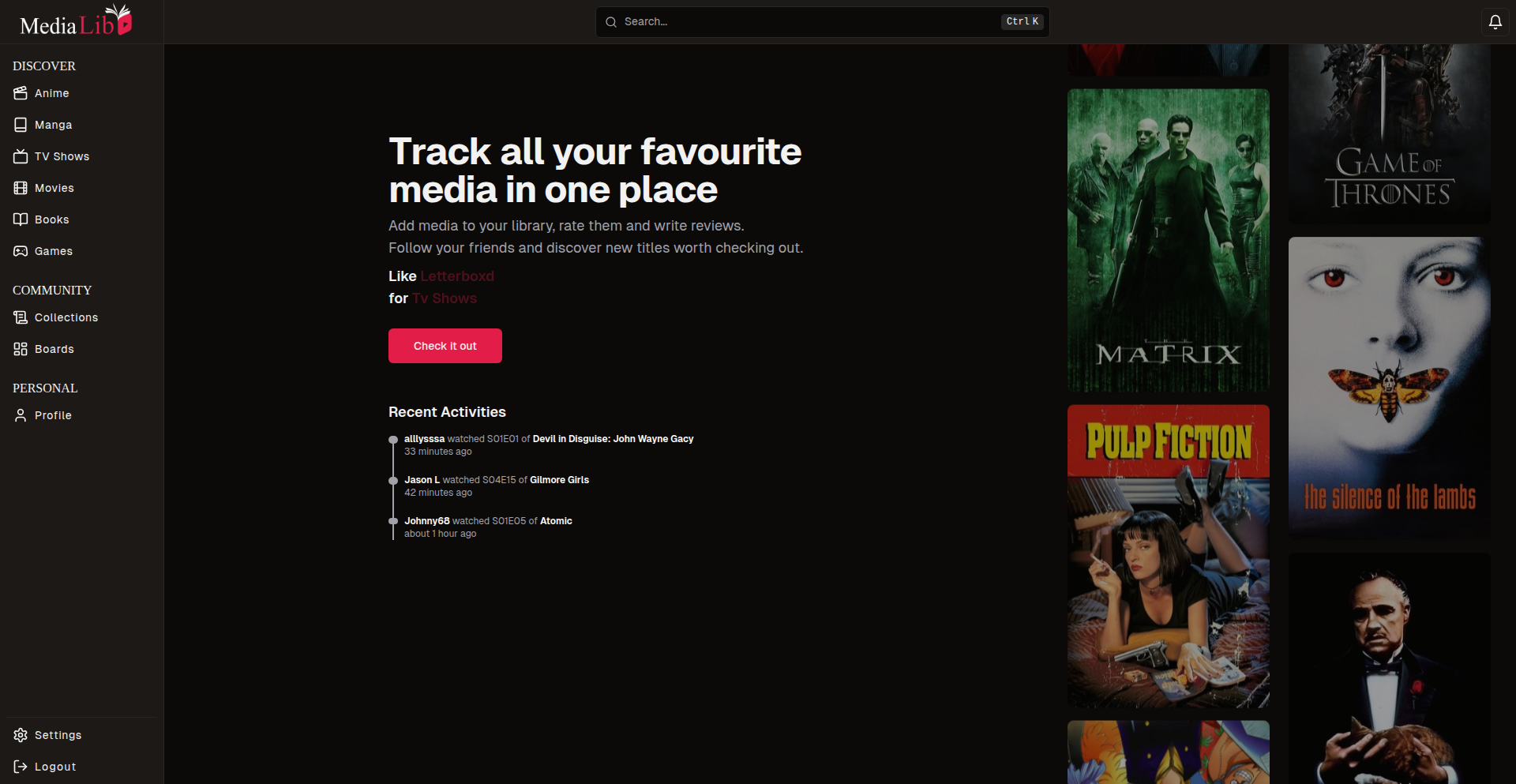 全能媒体追踪器 - 跨领域内容爱好者的数字管家