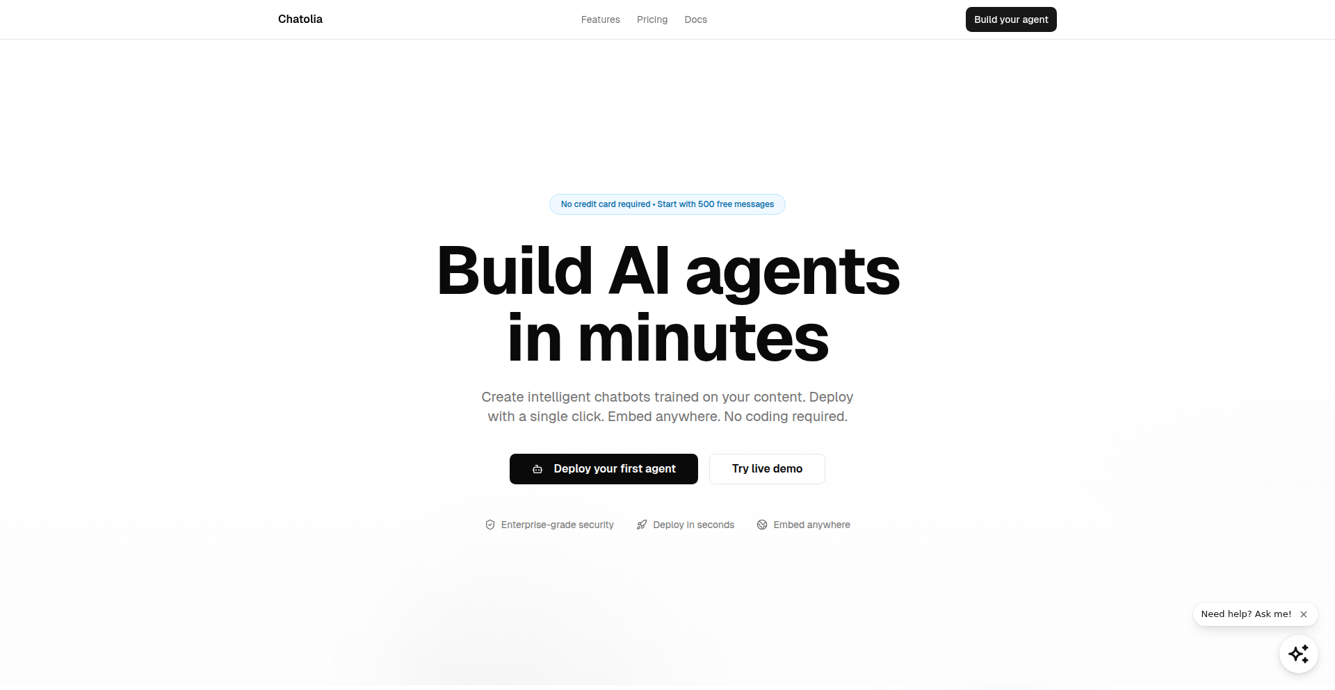 Chatolia: 私人AI知识库构建师