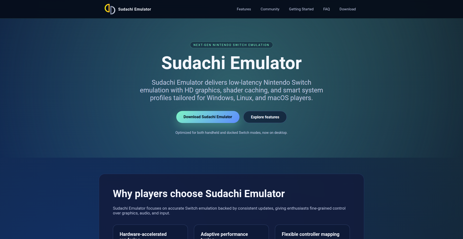 Sudachi Switch 模拟器