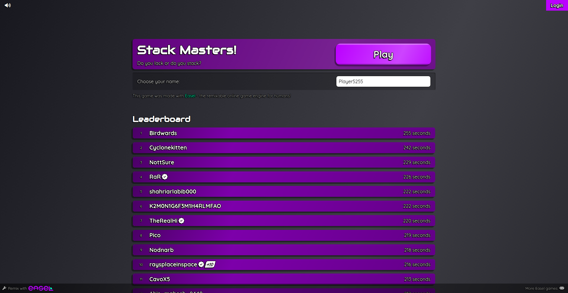 物理堆叠大师 (Physics Stack Master)