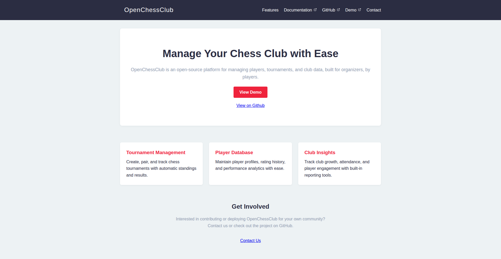 ChessMate: 社区棋力统计与管理助手