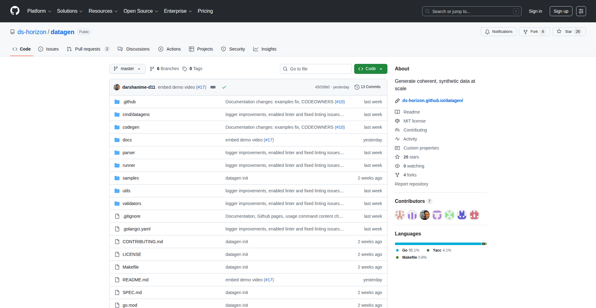 Datagen: 业务规则驱动的智能数据生成器