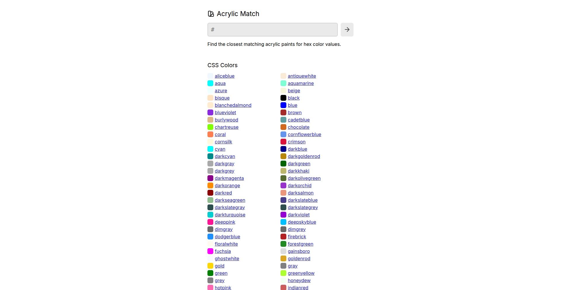Hex2Paint: 创意色彩匹配引擎