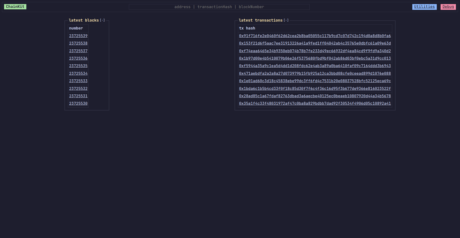 Chainkit:深度链上数据洞察引擎