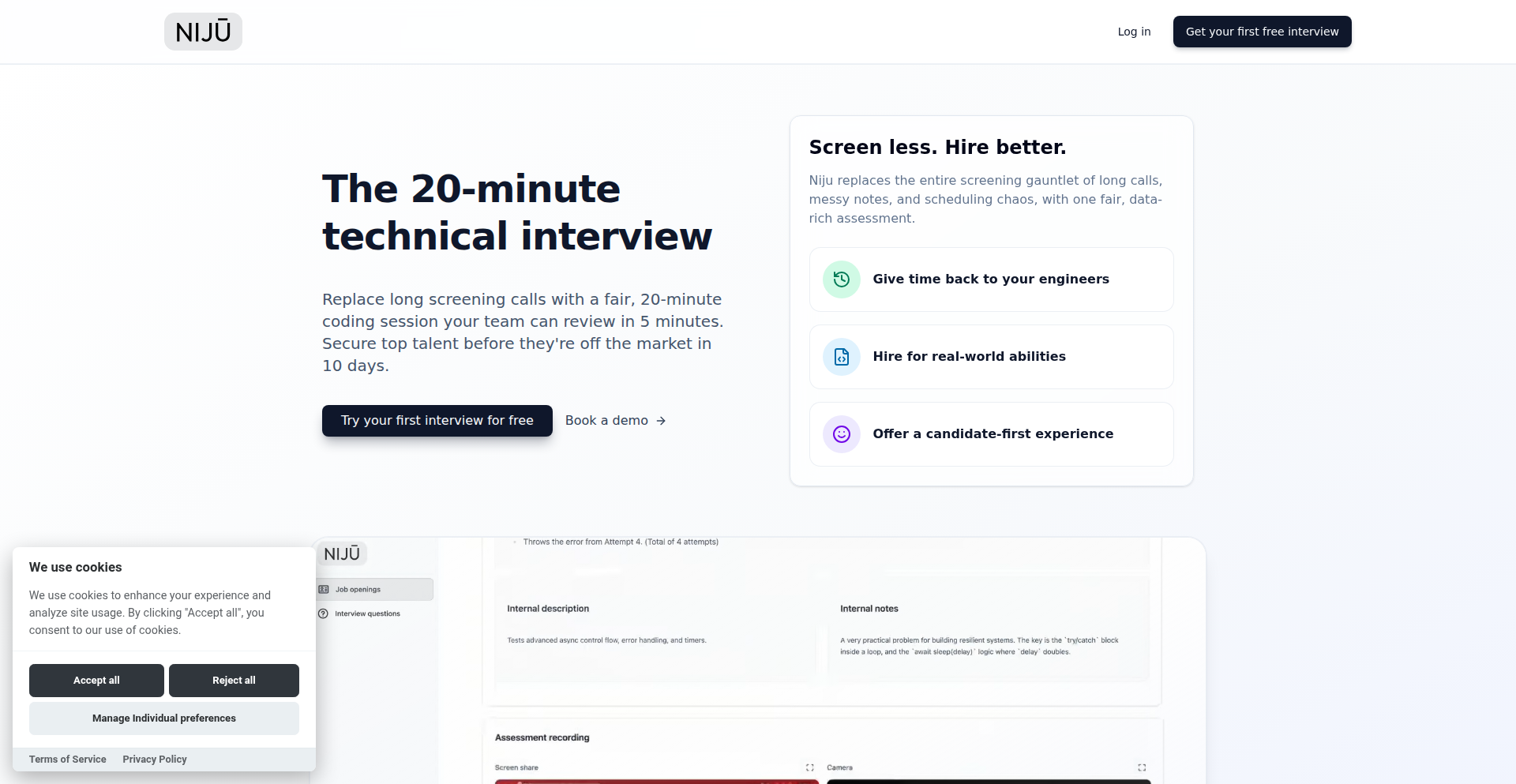 Niju:AI工程师筛选助手