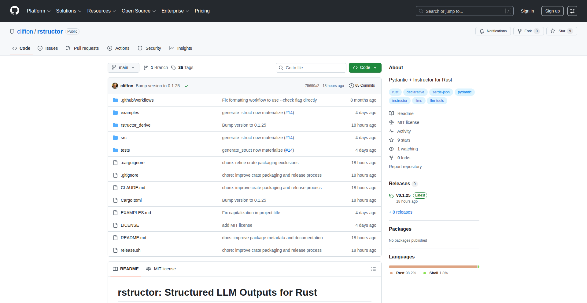 rstructor: Rust LLM结构化输出助手