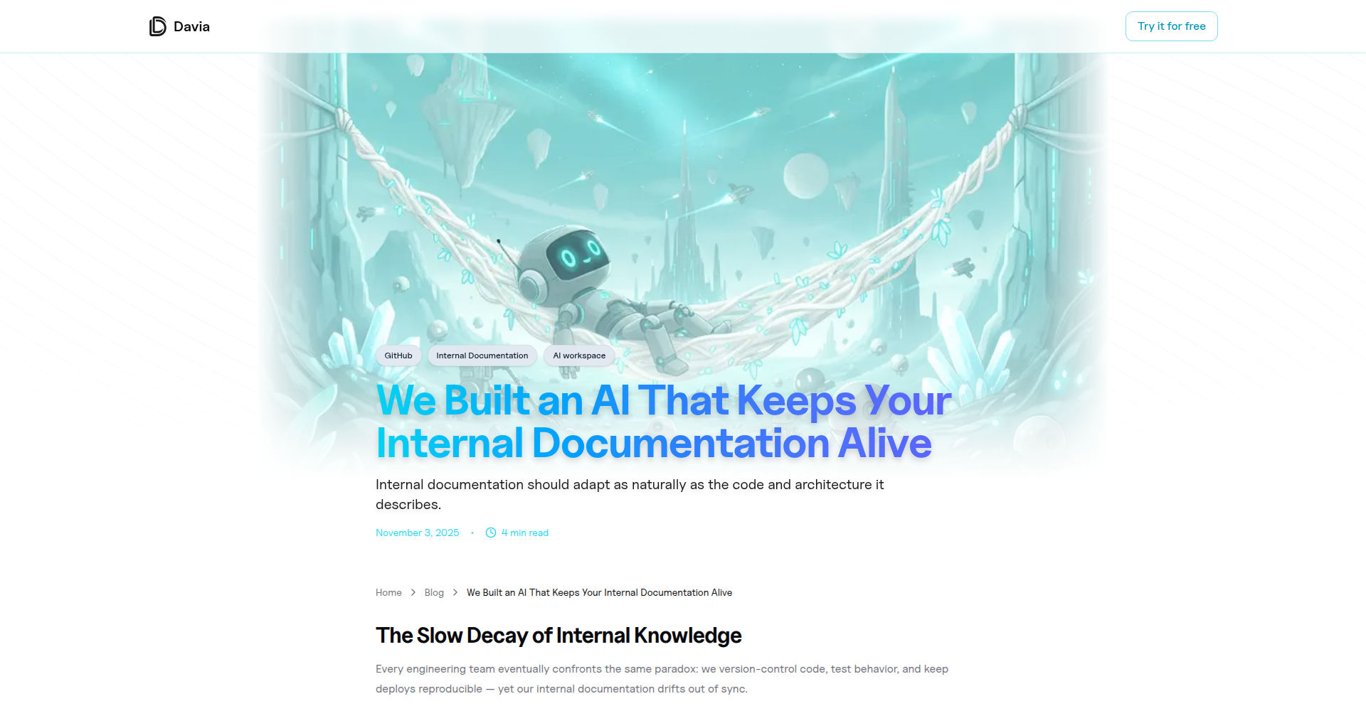 AI 文档活性守护者