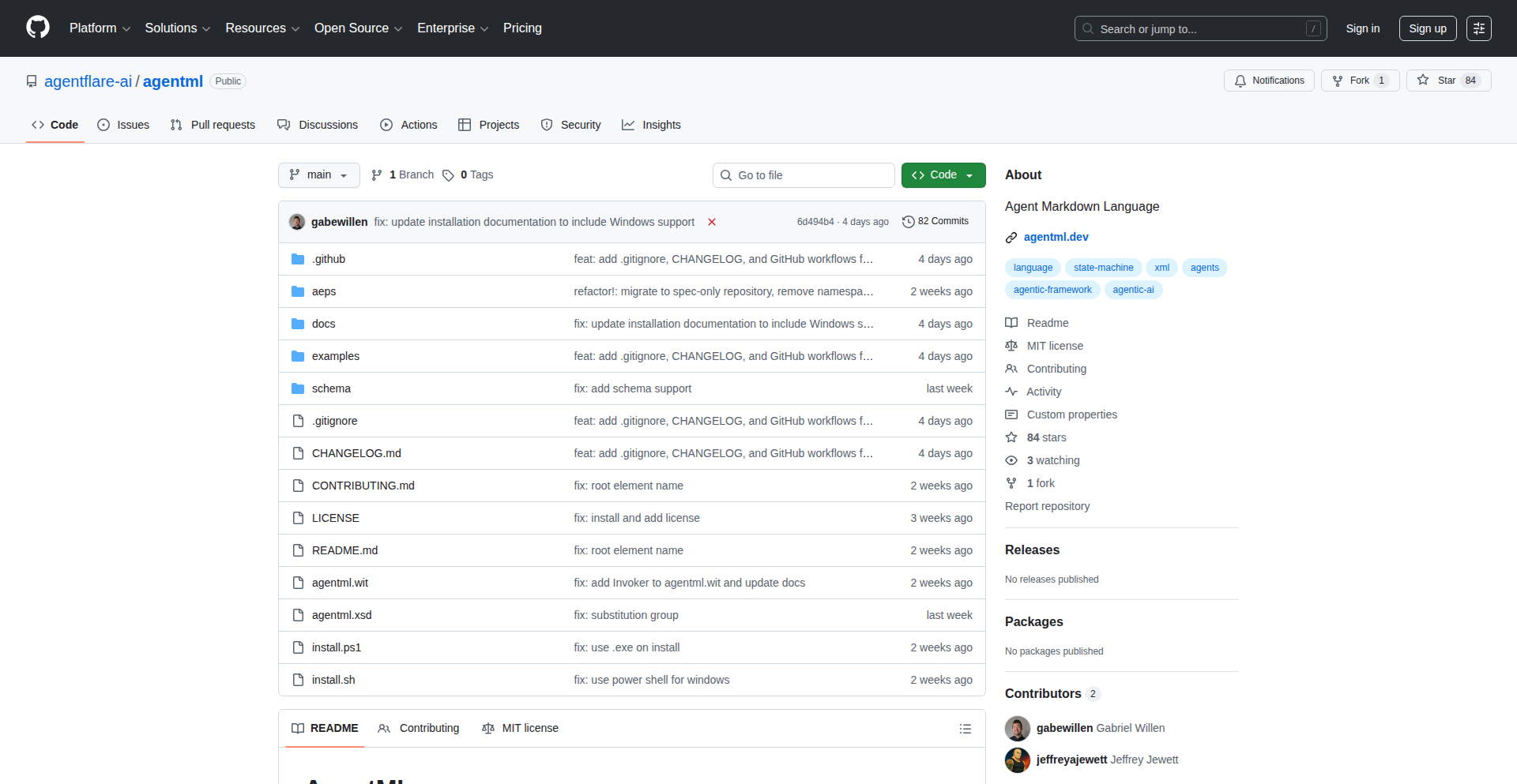 AgentML: AI智能体状态机语言