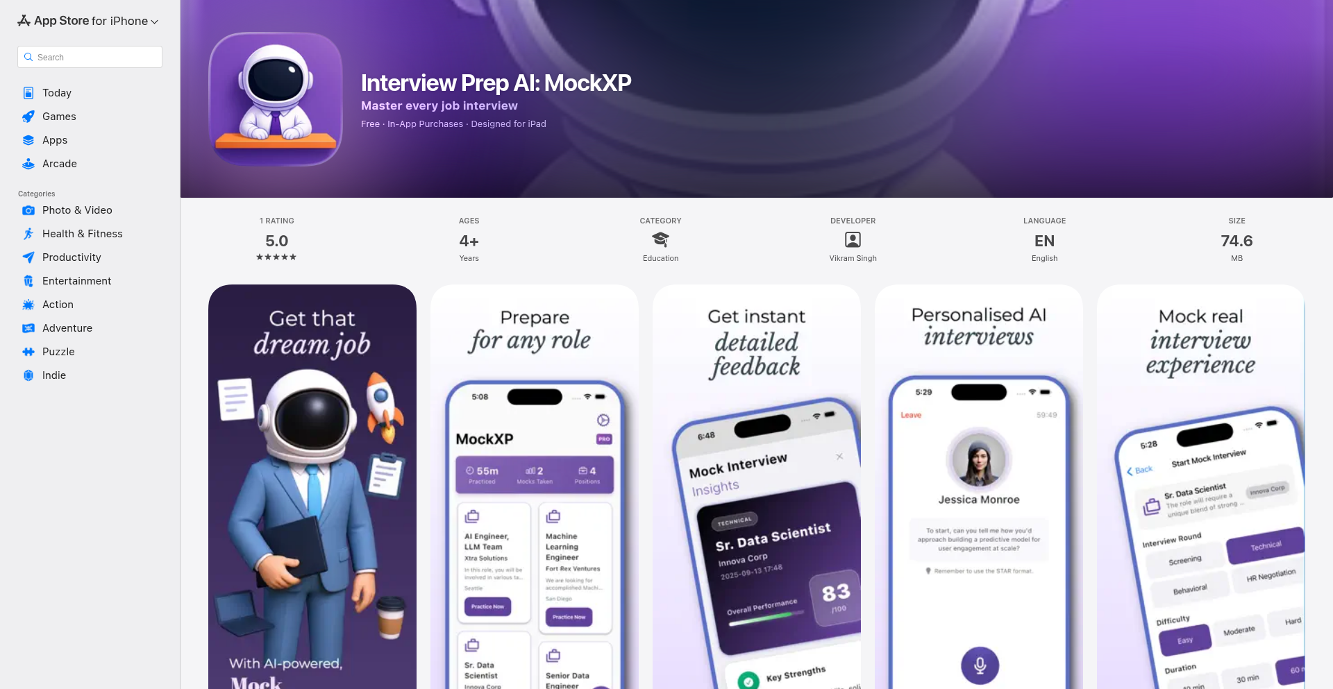 MockXP: AI Interview Skill Builder