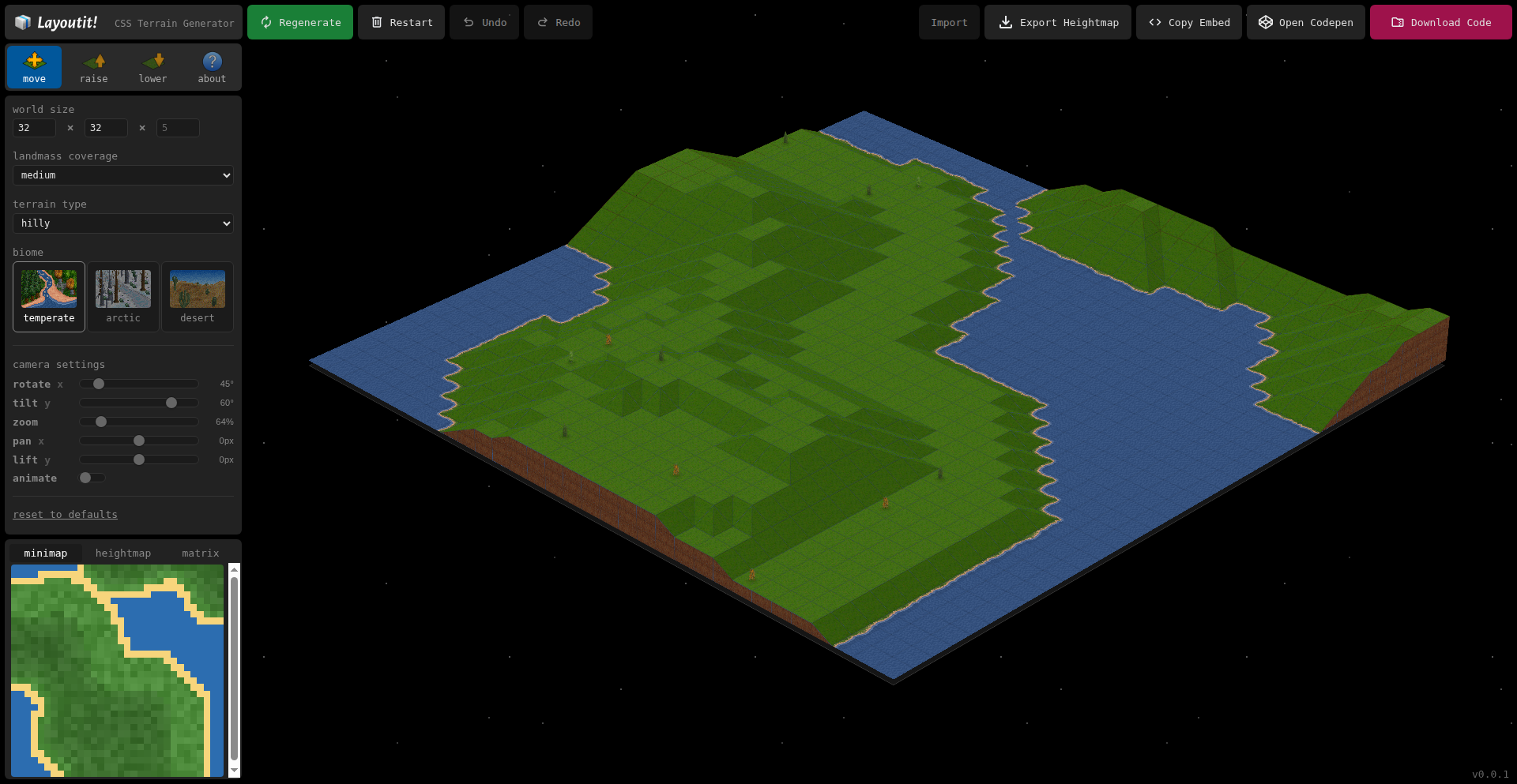 CSS-Sculptor Terrain
