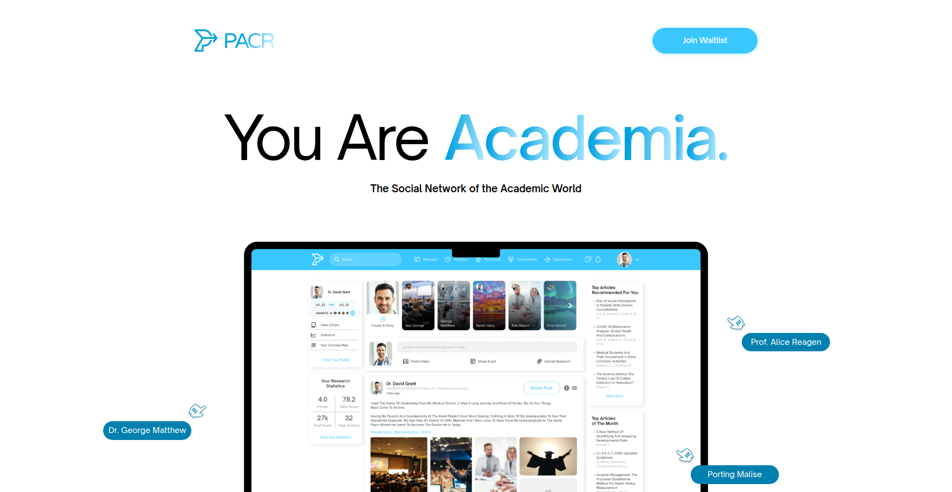 PACR: Unified Academic & Professional Nexus