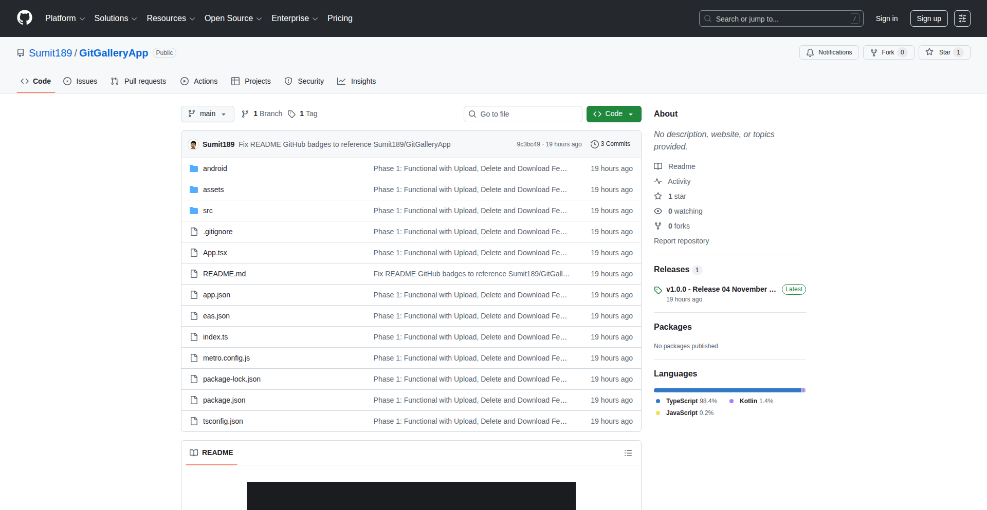 GitGallery: GitHub-Powered Privacy Photo Vault