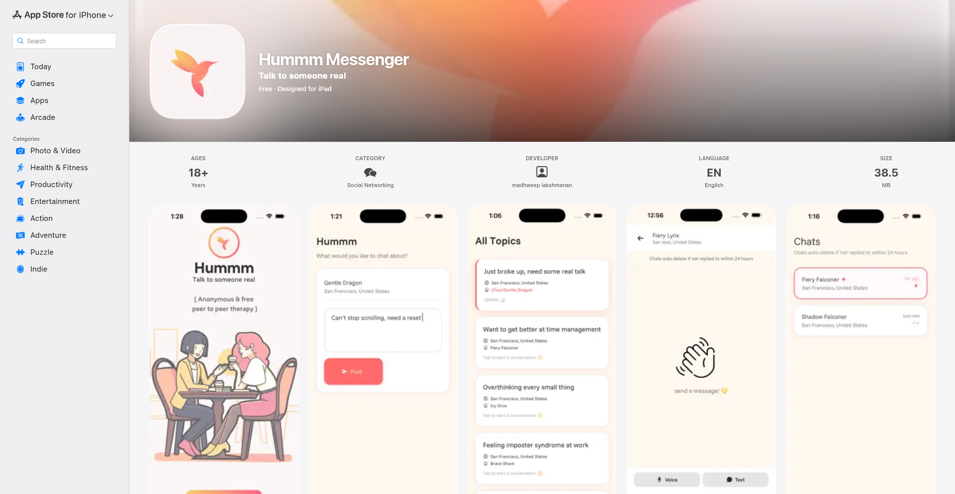 WhisperNet: P2P Anonymous Therapy Network