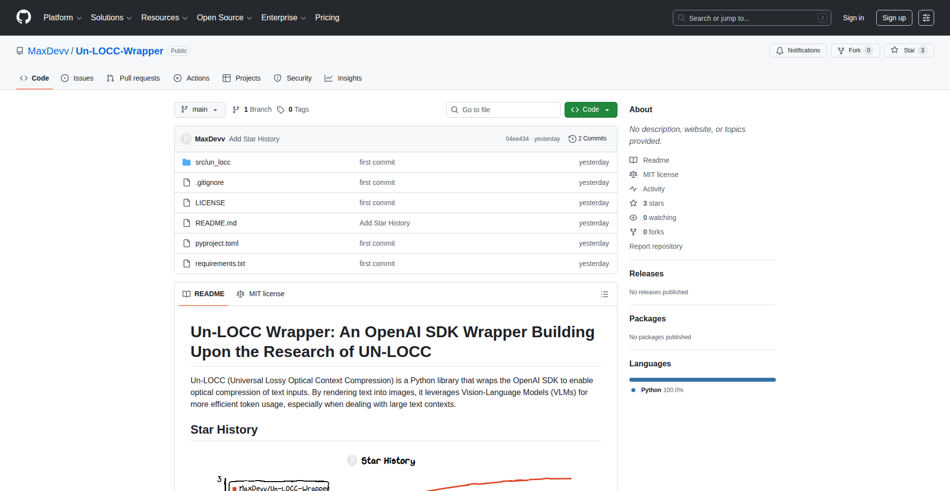 Un-LOCC: 画像圧縮LLMラッパー