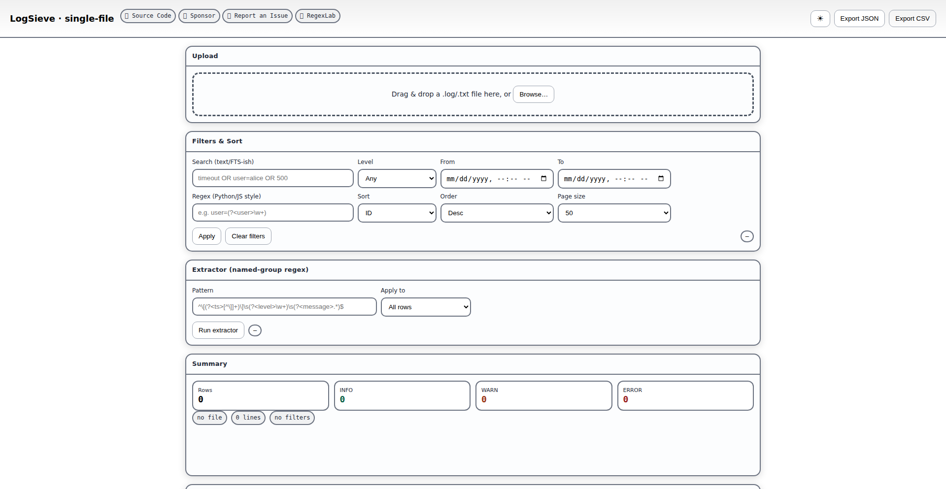クライアントサイド・ログ・シフター