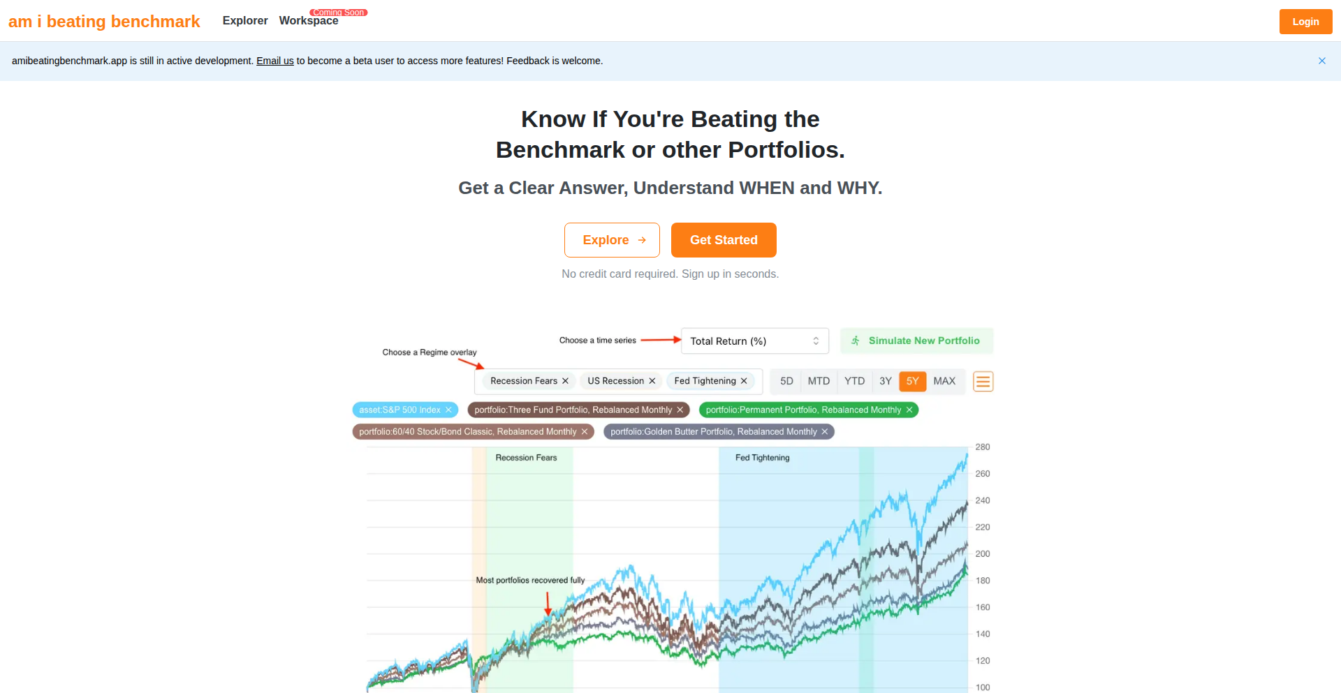 Regime-Aware Portfolio Simulator