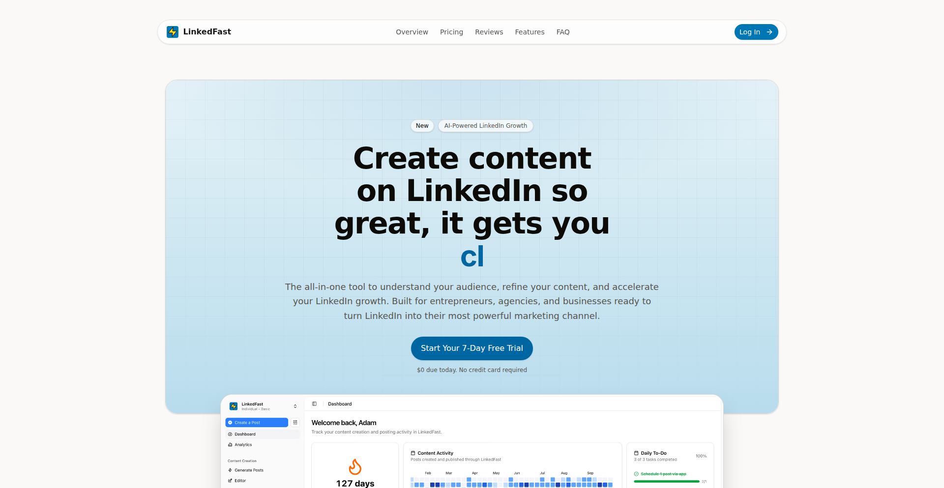 LinkedIn 投稿アシスト・クリエイター