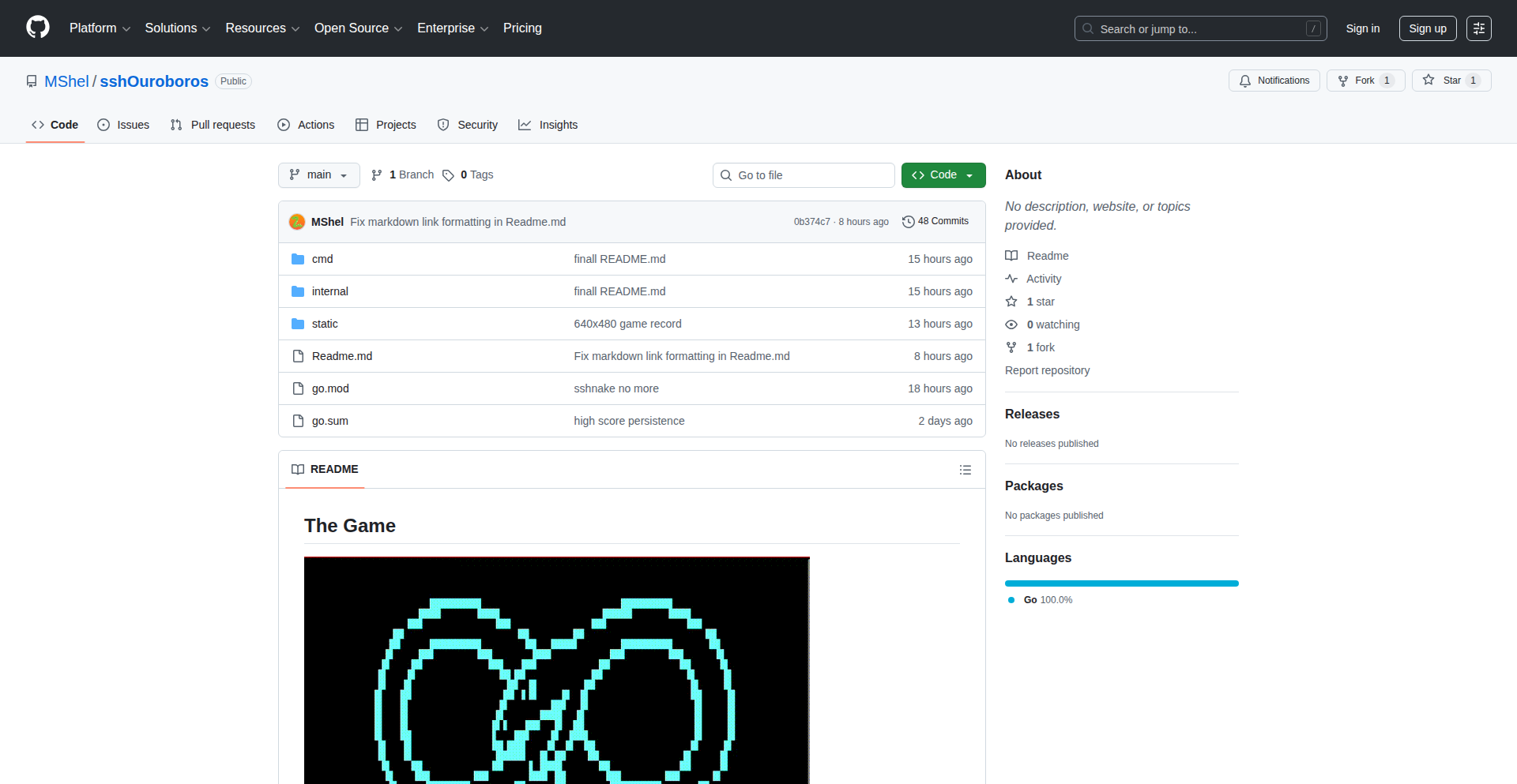 SSH ターミナルマルチプレイヤー "Ourboros"