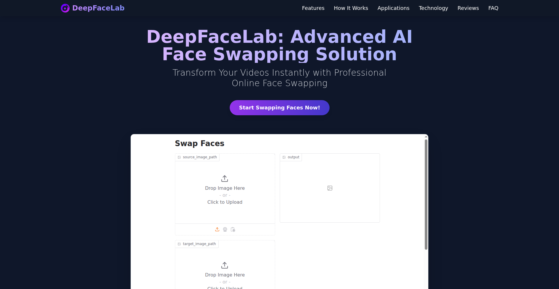DeepFaceLab: 無料AI顔交換オンライン