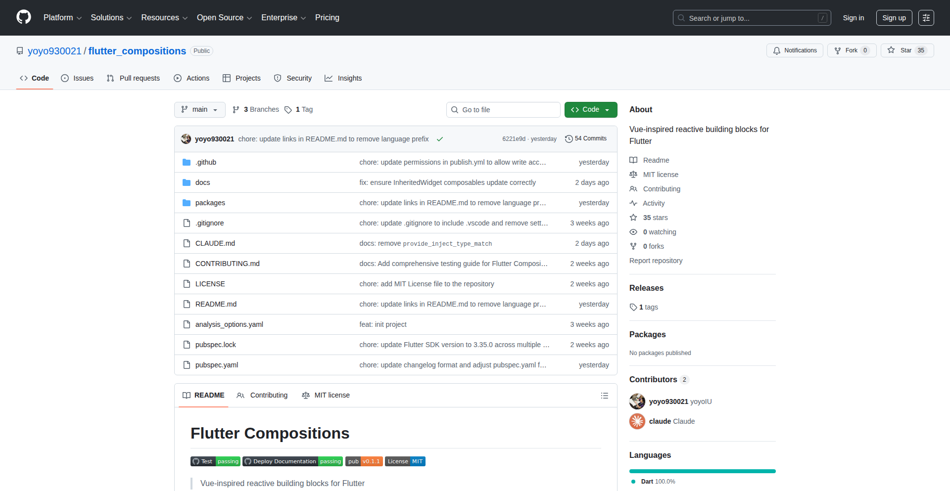 Flutter Compositions: Reactive UI Blocks for Flutter