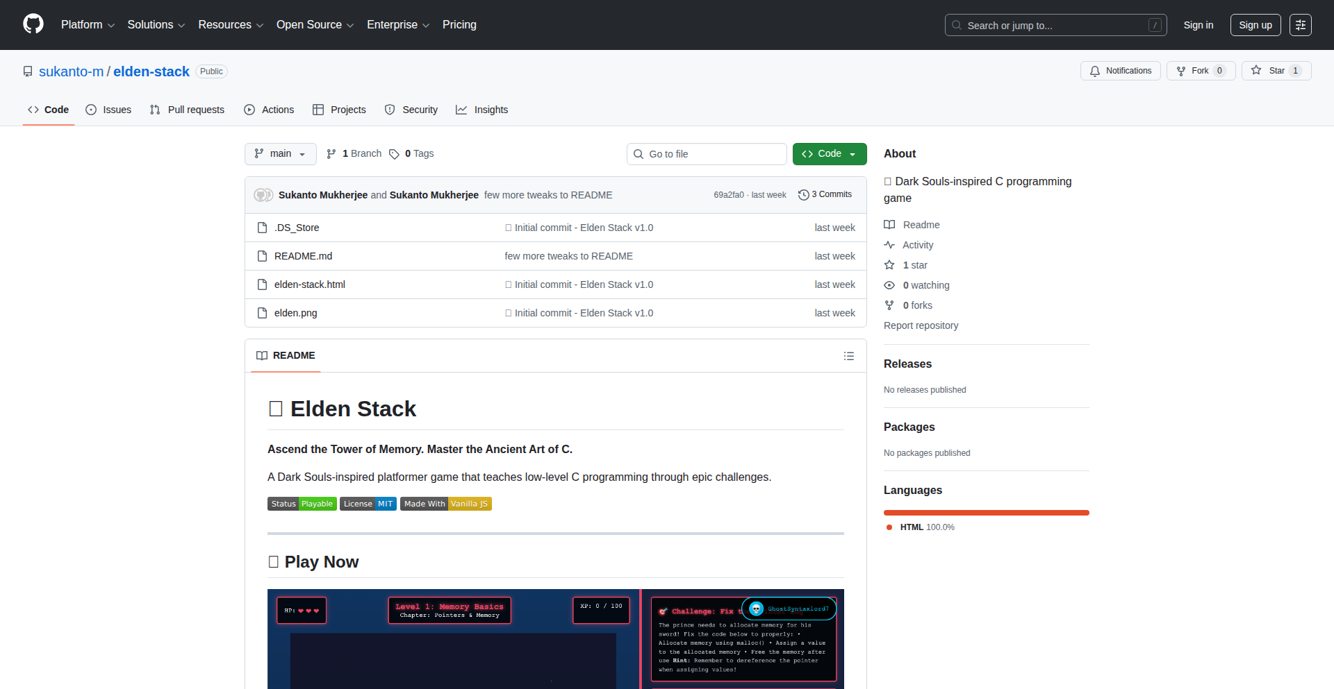 Elden Stack: Recursive Debugging RPG