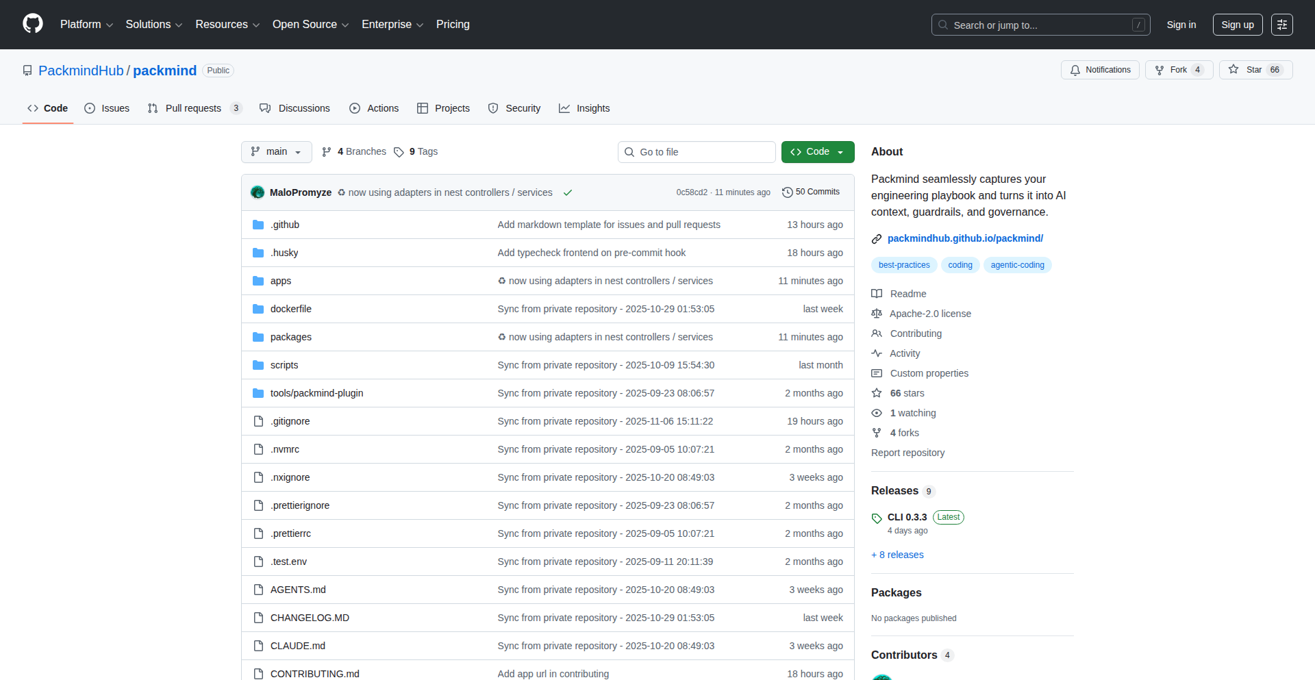 Packmind OSS: AI Coding Context Maestro